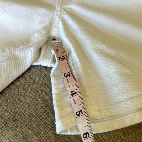 MID LENGTH WOMEN'S SHORTS white size 26 - Picture 15 of 16